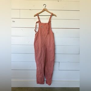 Lucy & Yak Pink Women Jeans Overalls